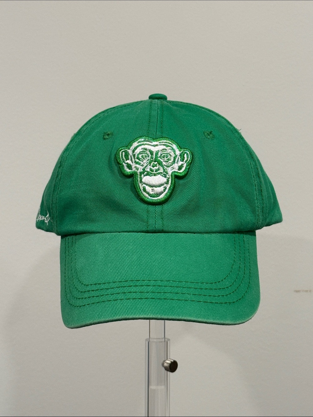 MonkeySport x Pepper Lawson Signature Clover Green Golf Dad Hat Velcro Cap OS